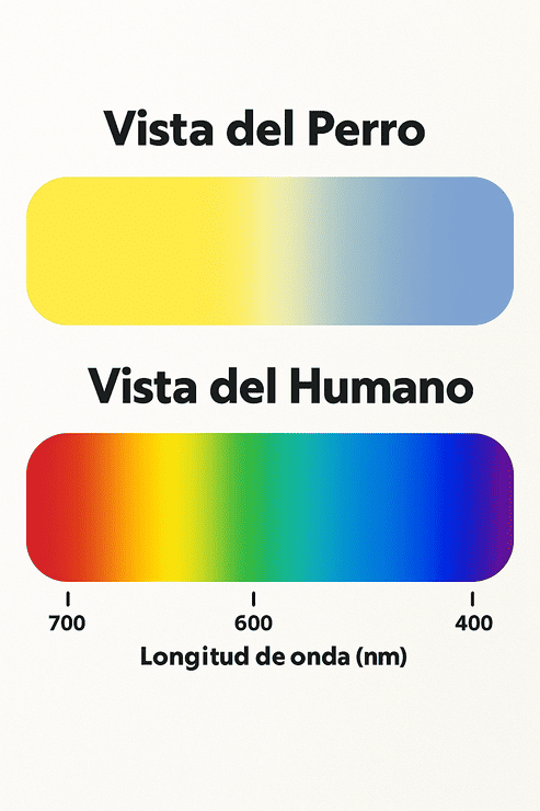 Qué colores ven los perros