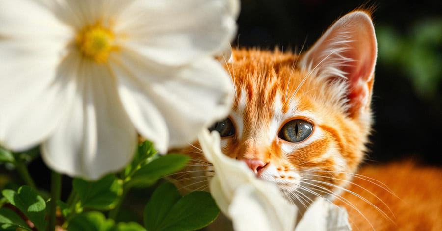 Lista de flores no venenosas para los gatos