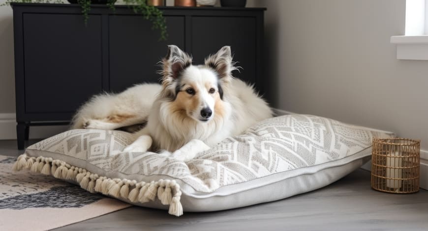 Cómo debe ser la cama de un perro según su postura al dormir