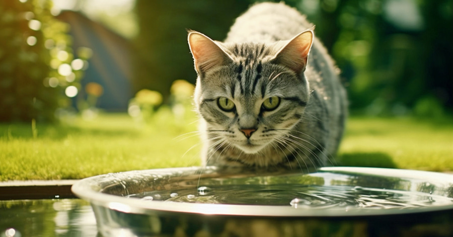 Cuánto debe beber un gato en un día