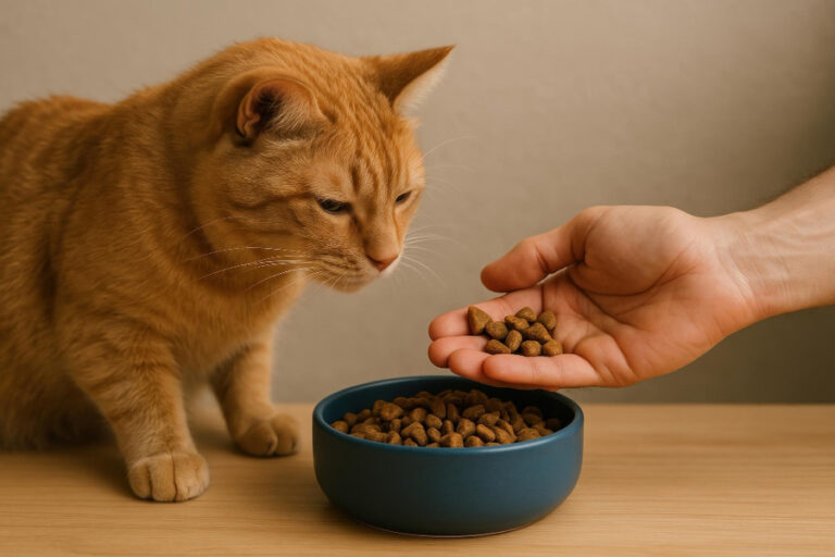 Guía de alimentación para gatos senior