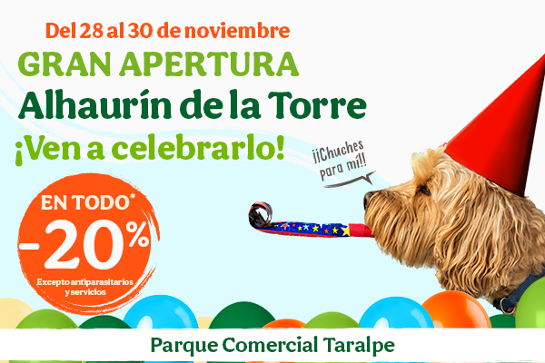 Apertura de Tiendanimal en Alhaurín de la Torre en Málaga