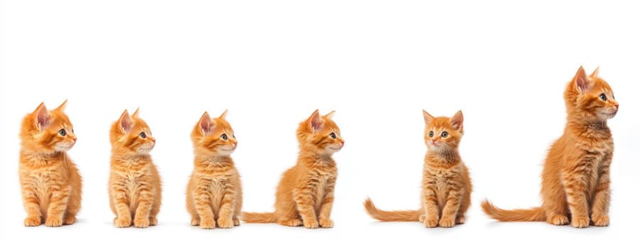 Etapas de crecimiento de un gato