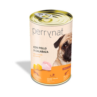 Dibaq Perrynat Pollo, Cerdo y Calabaza , 400 gr x 12 latas para perros