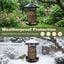 Nobleza Comedero Pajaros Exterior Metal, Alimentador Colgante Aves Silvestres con 4 Puertos y Copas de Agua, Estructura Retr&aacute;ctil Anti-Ardillas para Jard&iacute;n, 1.44 L, Negro, , large indicador imagen numero 5