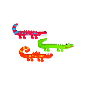 Flamingo Jurassic Juguetes de látex para perros