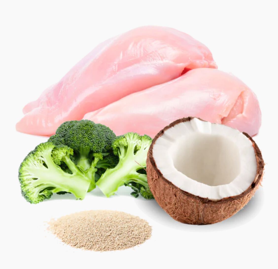 Comida h&uacute;meda para gatos de Pollo BIO (100g) | con 96% de carne de Pollo | Sin cereales | Sin patata | Sin aditivos | Monoproteico | 1 sobre de 100g, , large Imagen numero 3