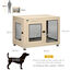 PawHut Jaula para Perros Roble, , large indicador imagen numero 3