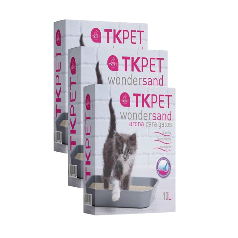 TK-Pet Litter Wondersand Arena Natural para gatos thumbnail
