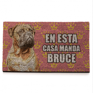 Animalstudio felpudo personalizado coronas rosa