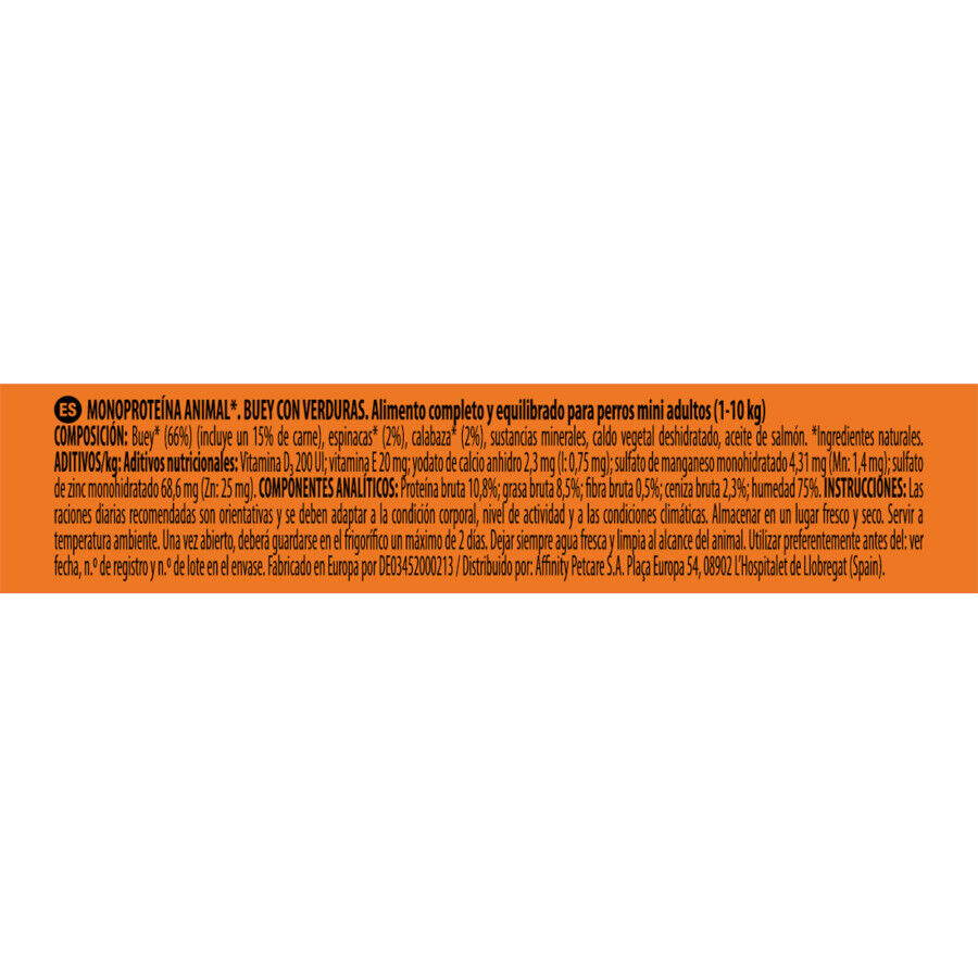 4 sobres x 150 g Nature's Variety Adult Mini Pat&eacute; sobre para perros, , large Imagen numero 5