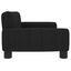 vidaXL Cama para perros de tela negra 70x45x30 cm, , large indicador imagen numero 3