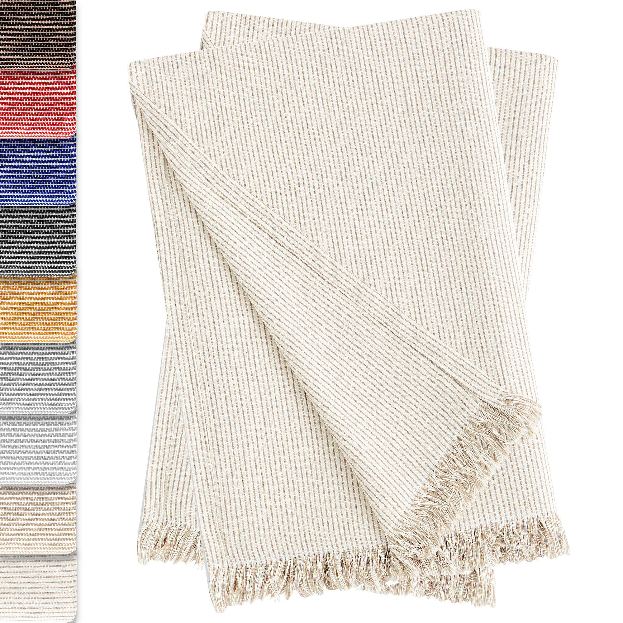 Pack de 2 Plaid Paul Colchas Multiusos 230 x 260 cm Blanco, , large Imagen numero 6