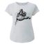 Camiseta manga corta mujer algodón perezoso color Blanco, , large indicador imagen numero 1