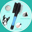 Cepillo Dual para Perros y Gatos 2 en 1 Cepillo de Aseo de Doble Cara, Pack 3 Peine Profesional para Mascotas, Cepillo de Peine de Masaje desenredante Cerda para Cabello Largo y Corto, , large indicador imagen numero 4