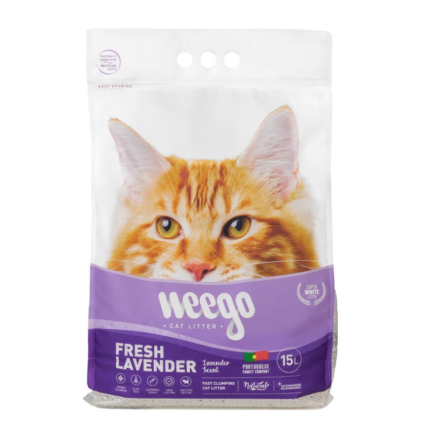 Weego Fresh Lavender Arena Aglomerante para gatos