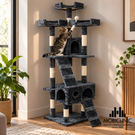 MOBICLINIC &Aacute;rbol Rascador Tom 4 Alturas para gatos