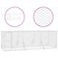 vidaXL Perrera de exterior acero galvanizado plateado 4x4x2 m, , large indicador imagen numero 32