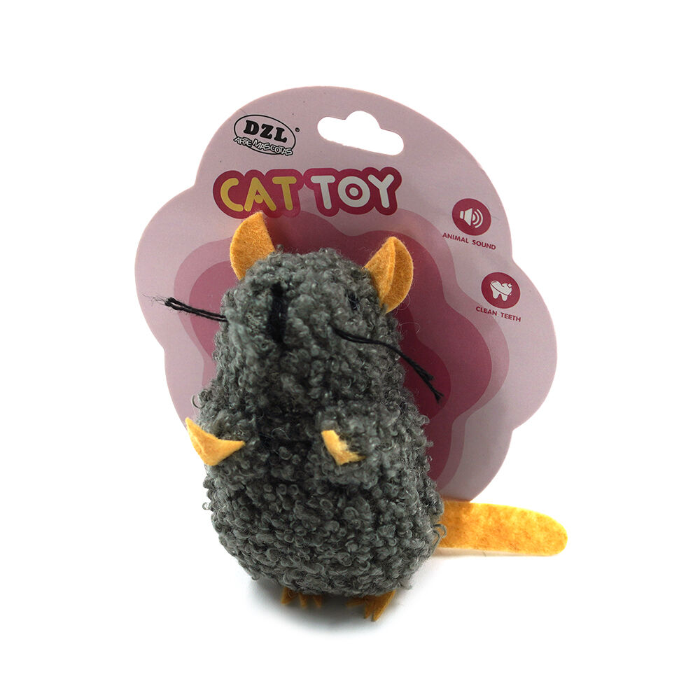 3 Rat&oacute;n peluche con sonido para gatos, , large Imagen numero 1