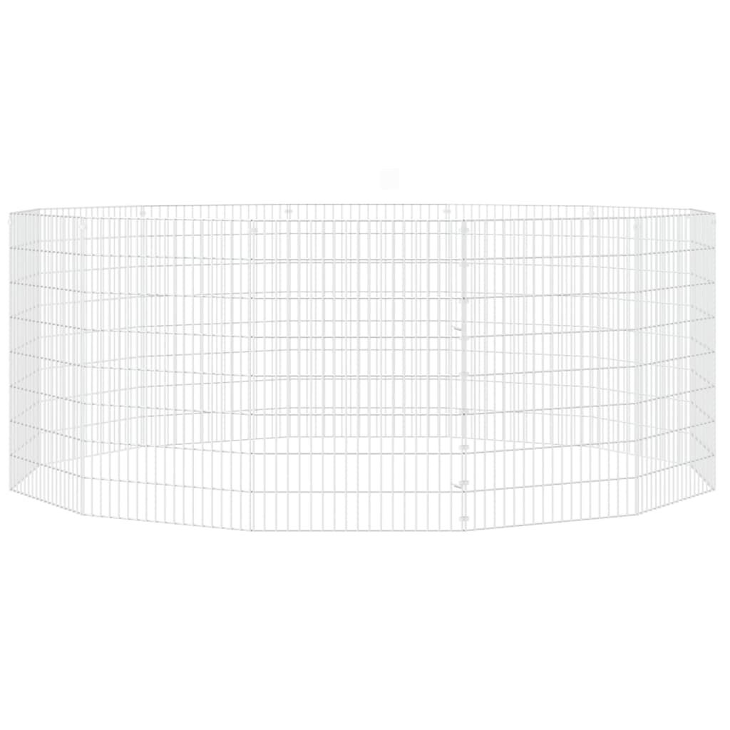 VidaXL Jaula resistente blanca para conejos y roedores thumbnail