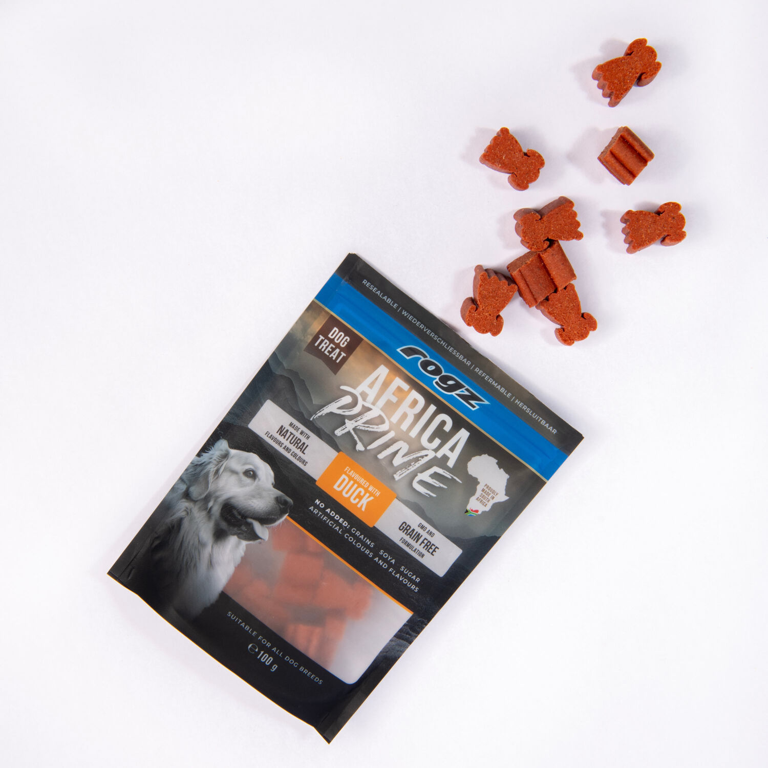 Rogz Snack para Perros Sabor Pato 6x100g Premio Semih&uacute;medo, , large Imagen numero 4