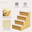 PawHut Escalera para Perros Natural y Crema, , large indicador imagen numero 4