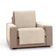 Vipalia Protector Funda Sillon 1 Plaza o Relax. Chenilla Lisa. Diseño Elite. Color Marfil. 1 Plaza, , large indicador imagen numero 4