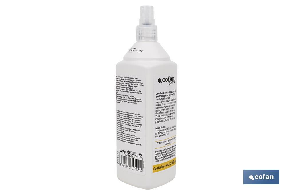 Colonia para Mascotas | Efecto Repelente | Capacidad de 250 ml, , large Imagen numero 4