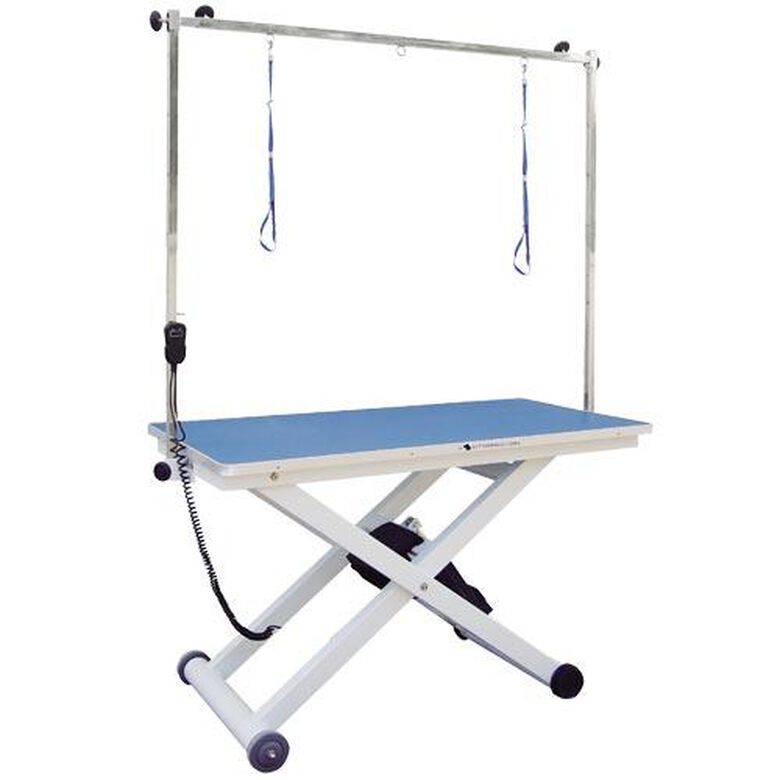 Ibañez Elegance mesa eléctrica robusta azul para perros