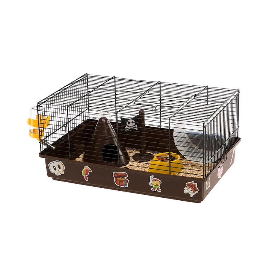 Ferplast Criceti 9 Piratas Negra Jaula para roedores