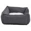 Vidaxl sof&aacute; acolchado rectangular con coj&iacute;n gris y blanco para perros, , large indicador imagen numero 7