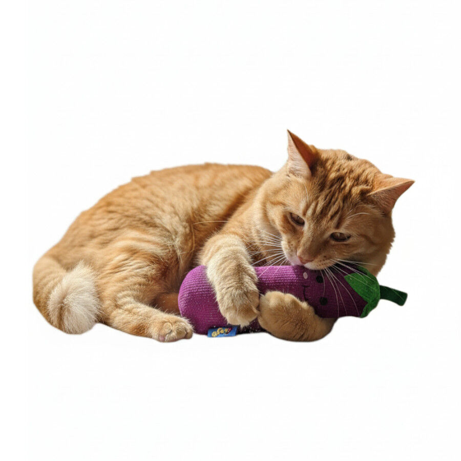 BAM! Peluche Berenjena con Catnip para gatos, , large Imagen numero 5