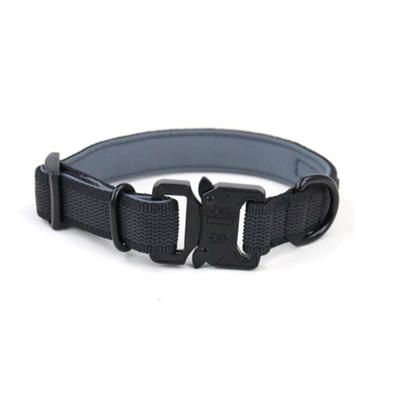 APEX DOG GEAR collar ajustable con cierre metálico negro para perros