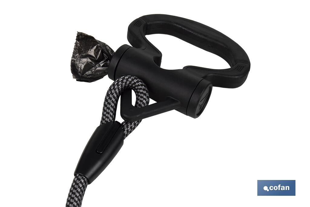 Correa con Dispensador de bolsas | Accesorios para Perros | Color Negro, , large Imagen numero 2