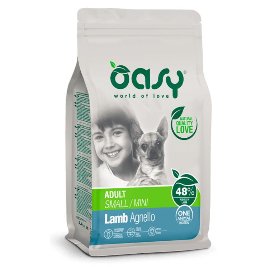 OASY ONE PRO PERRO ADULT XS/S CORDERO 2.5 KG, , large Imagen numero 1