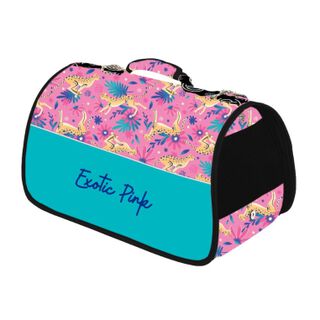 Cazo Exotic Transportín Rosa para perros y gatos
