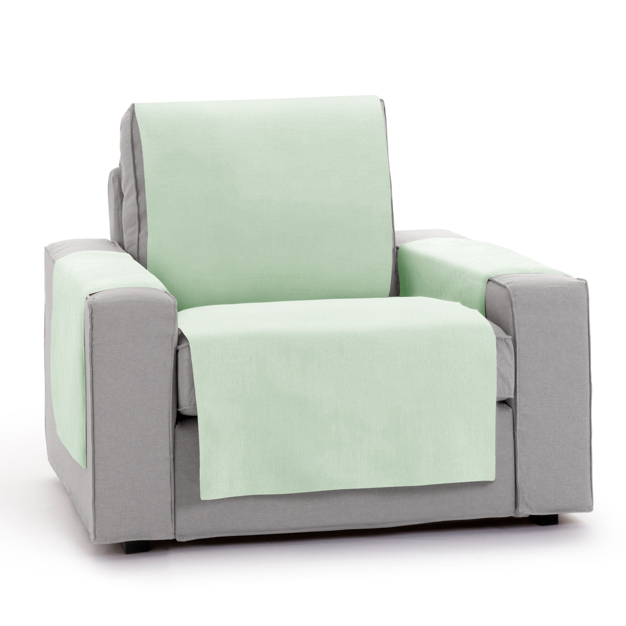 Protector Cubresofa Sofa Royale 55 cm. Color Verde. 1 plaza (60-110 cm), , large Imagen numero 1