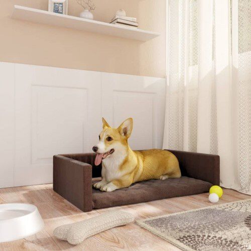 Vidaxl cama de maletero marr&oacute;n para perros, , large Imagen numero 5