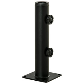 Outsunny Soporte para Parasol Negro para exterior