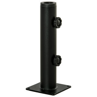 Outsunny Soporte para Parasol Negro para exterior