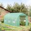 Outsunny Invernadero de Jardín 4x2x2 m Invernadero de Túnel con 6 Ventanas Transpirables y Puerta Enrollable con Cremallera Huerto para Cultivo Plantas Verduras Verde, , large indicador imagen numero 2