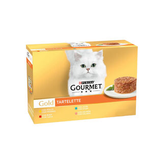 Gourmet Gold Tartelette Varios Sabores lata para gatos