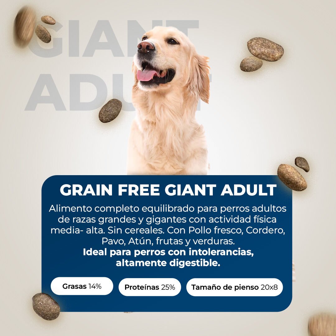 Lobo azul pienso grain free sabor pollo para perros adultos grandes y gigantes thumbnail