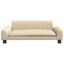 vidaXL Cama para perros de tela crema 90x53x30 cm, , large indicador imagen numero 2