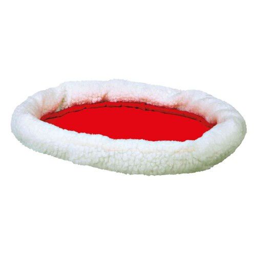 Trixie Cama Acolchada Blanca con Rojo para perros y gatos, , large Imagen numero 3