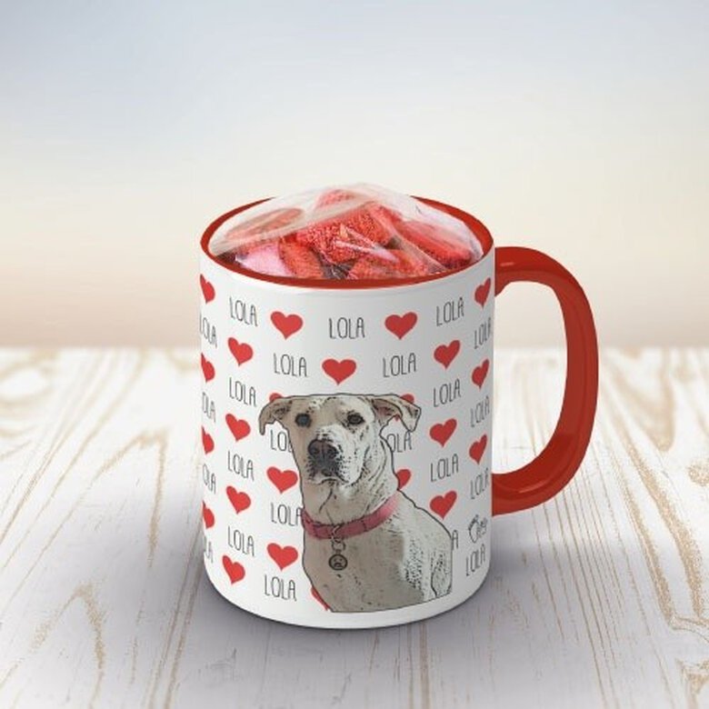 Taza San Valentín personalizada color Rojo, , large image number null