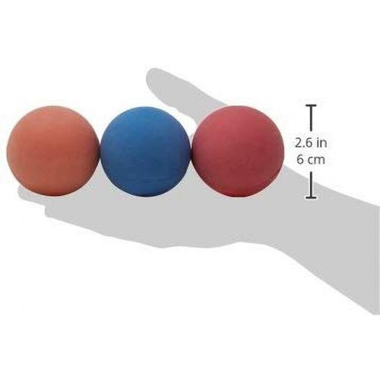 Paquete de 3 pelotas de esponja para perros, , large image number null