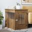 vidaXL Jaula para perros madera ingeniería roble artesanal 45x62x59cm, , large indicador imagen numero 3
