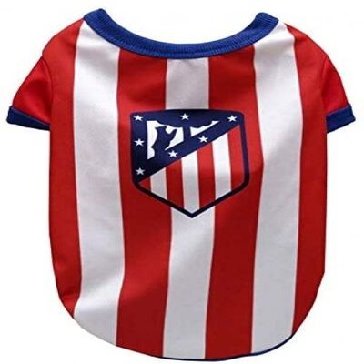 Camiseta para perro Atlético de madrid color Blanco y Rojo, Camiseta para perro Atlético de madrid color Blanco y Rojo