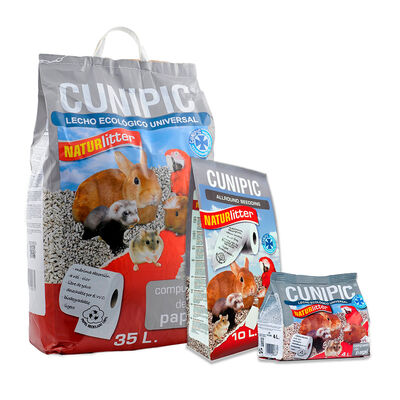 Cunipic Naturlitter Lecho Ecológico Papel para aves y roedores